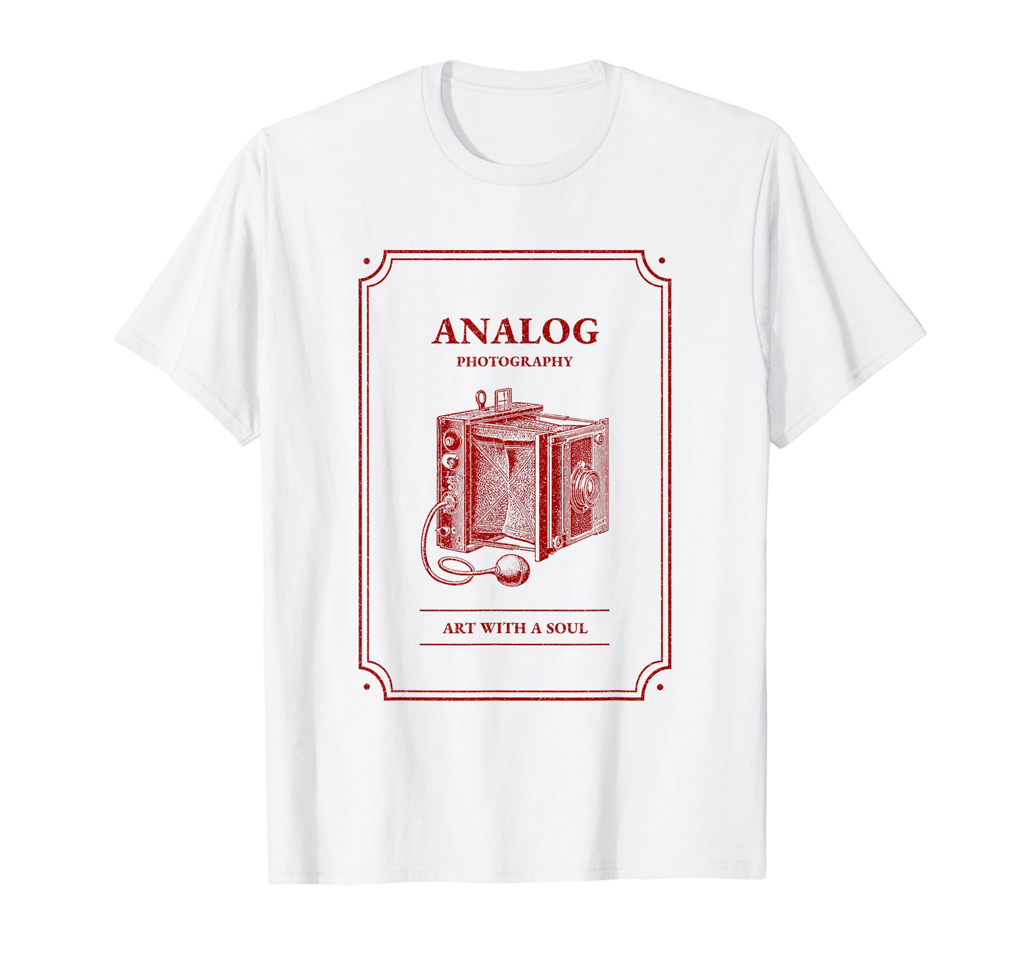 Analog Photography Art Soul Camera T-Shirt - Graphic Print Unisex - T-Shirt, Sweatshirt, Hoodie