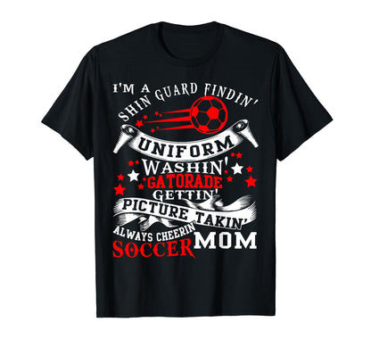 Always Cheering Soccer Mom T-Shirt - Casual Everyday Wear Men Women - T-Shirt, Sweatshirt, Hoodie