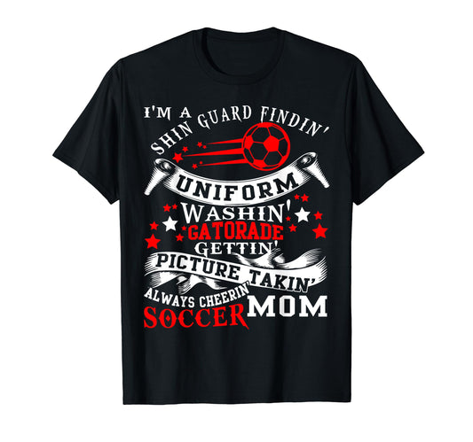 Always Cheering Soccer Mom T-Shirt - Casual Everyday Wear Men Women - T-Shirt, Sweatshirt, Hoodie