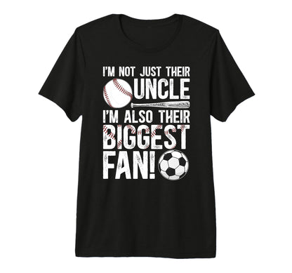 Mens Their Biggest Fan Baseball T-Shirt - Aesthetic Graphic for Adults - T-Shirt, Sweatshirt, Hoodie