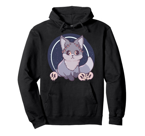 Kawaii Anime Hades Fox Skull Hoodie - Streetwear Style for Adults - T-Shirt, Sweatshirt, Hoodie