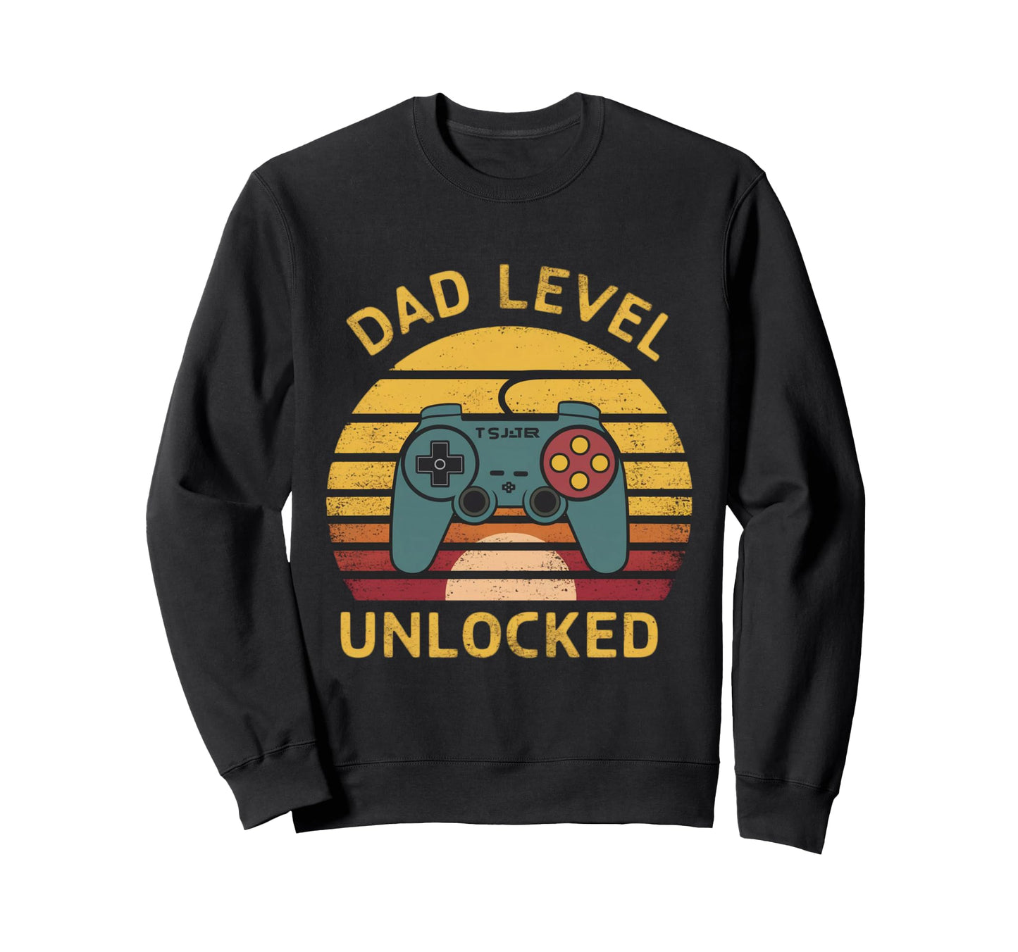 Dad Level Unlocked Funny New Dad Gifts Sweatshirt - Novelty Apparel Unisex - T-Shirt, Sweatshirt, Hoodie