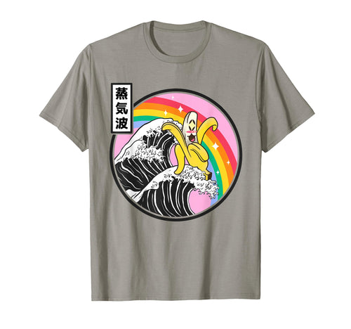 Japanese Banana Great Wave Kawaii T-Shirt - Aesthetic Graphic Unisex - T-Shirt, Sweatshirt, Hoodie