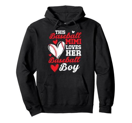 Proud Baseball Mimi Baseball Player Mimi Hoodie - Novelty Apparel Men Women - T-Shirt, Sweatshirt, Hoodie