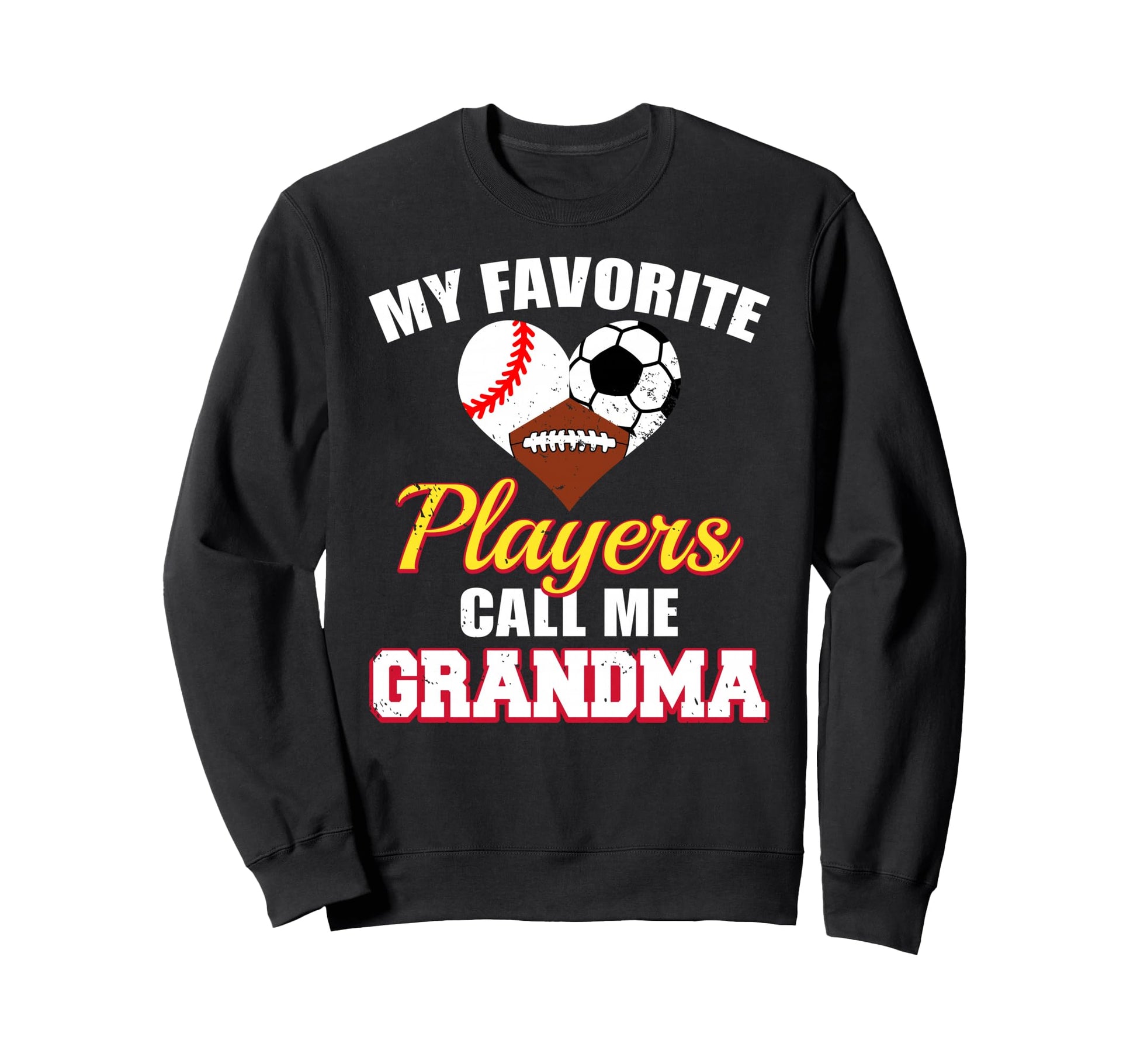 My Favorite Players Baseball Sweatshirt - Casual Everyday Wear for Adults - T-Shirt, Sweatshirt, Hoodie