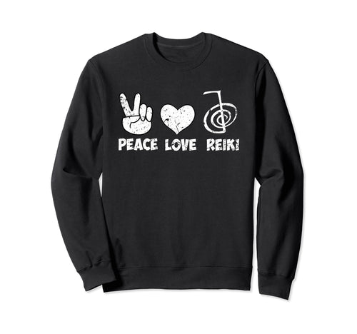 Riki Gift Or Healing Peace Love Reiki Sweatshirt - Graphic Print for Adults - T-Shirt, Sweatshirt, Hoodie