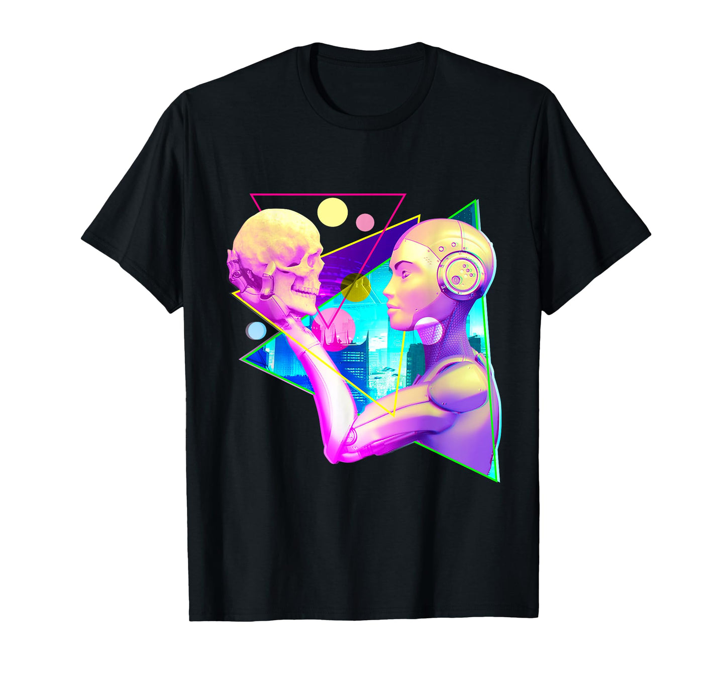 Sexy Cyborg Skull Alas Poor Yorick T-Shirt - Casual Everyday Wear Men Women - T-Shirt, Sweatshirt, Hoodie
