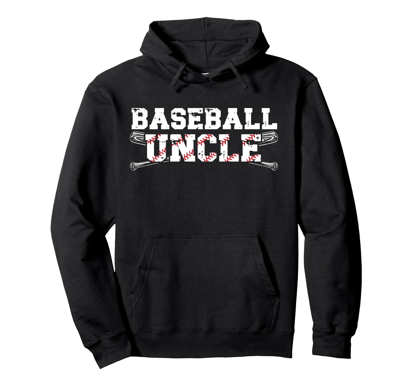 Baseball Uncle Proud Baseball Player Hoodie - Fun Novelty Design Men Women - T-Shirt, Sweatshirt, Hoodie