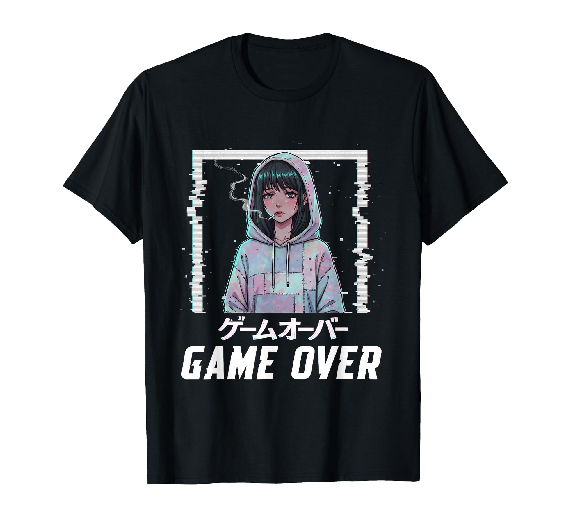 Sad Anime Indie Old Aesthetic Lofi T-Shirt - Fun Novelty Design Men Women - T-Shirt, Sweatshirt, Hoodie