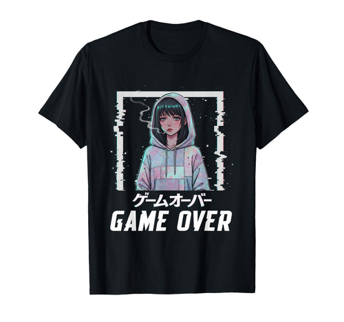 Sad Anime Indie Old Aesthetic Lofi T-Shirt - Fun Novelty Design Men Women - T-Shirt, Sweatshirt, Hoodie