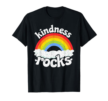 Anti Bullying Hippie Teacher Rainbow T-Shirt - Novelty Apparel Men Women - T-Shirt, Sweatshirt, Hoodie