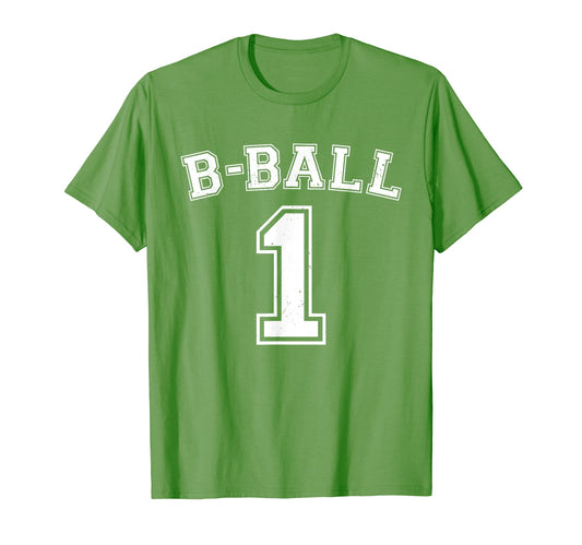 B Ball Basketball Player Number 1 T-Shirt - Aesthetic Graphic for Adults - T-Shirt, Sweatshirt, Hoodie