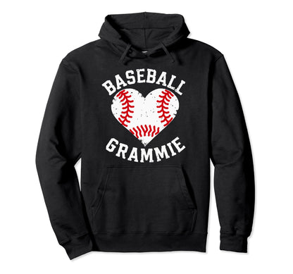 Baseball Grandma Grandmother Granny Hoodie - Graphic Print for Adults - T-Shirt, Sweatshirt, Hoodie