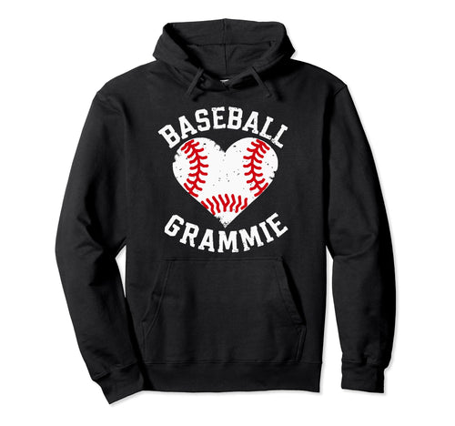 Baseball Grandma Grandmother Granny Hoodie - Graphic Print for Adults - T-Shirt, Sweatshirt, Hoodie