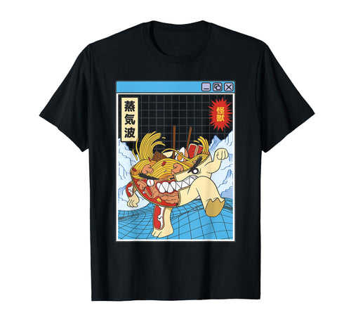 Ramen Noodles X Ray Kawaii Grid T-Shirt - Custom Art Print Unisex - T-Shirt, Sweatshirt, Hoodie
