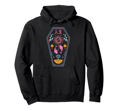 E Aesthetic Pastel Goth Japanese Drippy Hoodie - Unique Graphic for Adults - T-Shirt, Sweatshirt, Hoodie