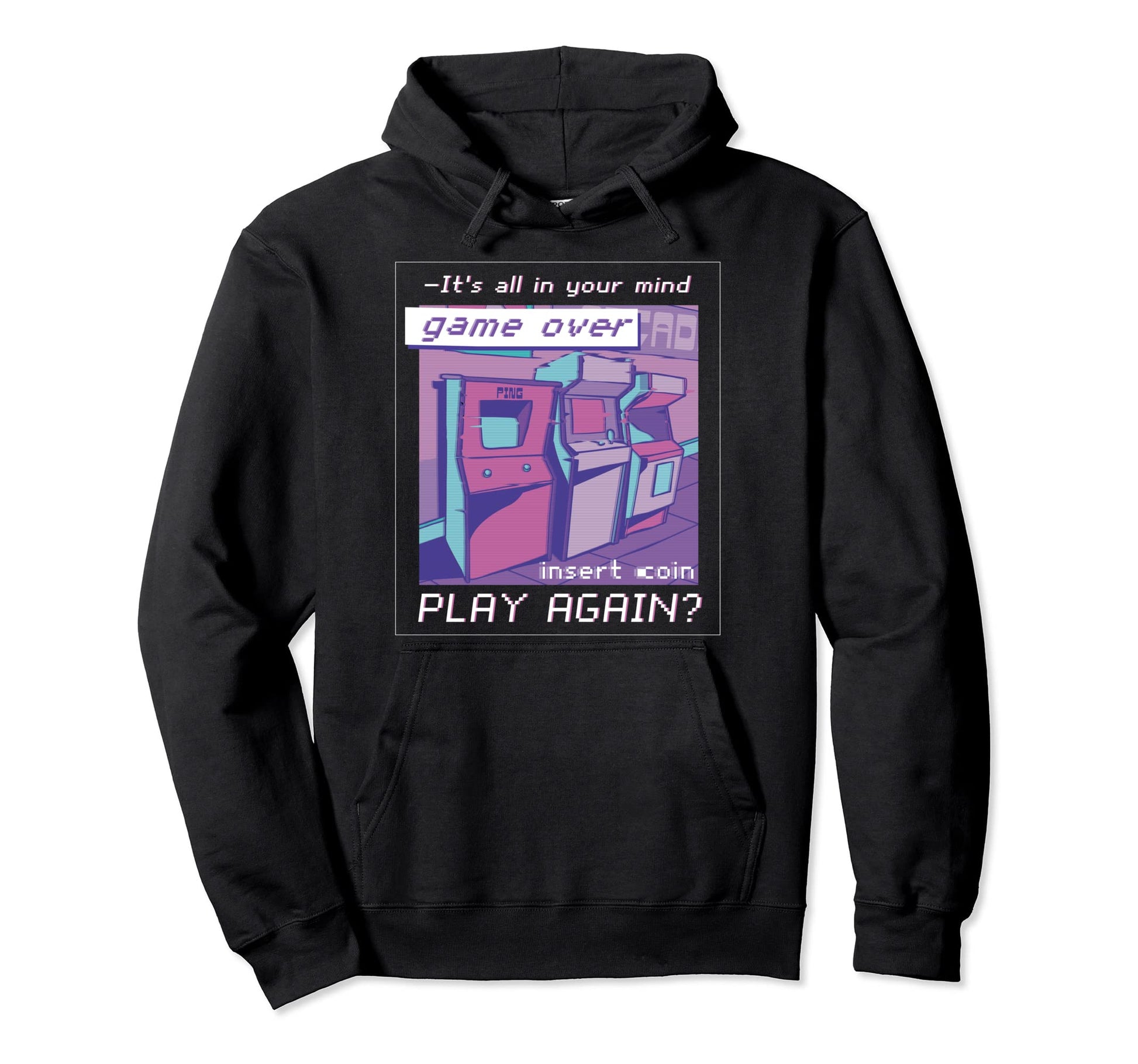 Aesthetic Vaporwave Emo Egirl Glitch Hoodie - Aesthetic Graphic Men Women - T-Shirt, Sweatshirt, Hoodie