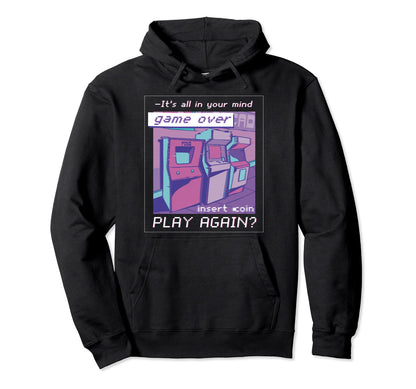 Aesthetic Vaporwave Emo Egirl Glitch Hoodie - Aesthetic Graphic Men Women - T-Shirt, Sweatshirt, Hoodie