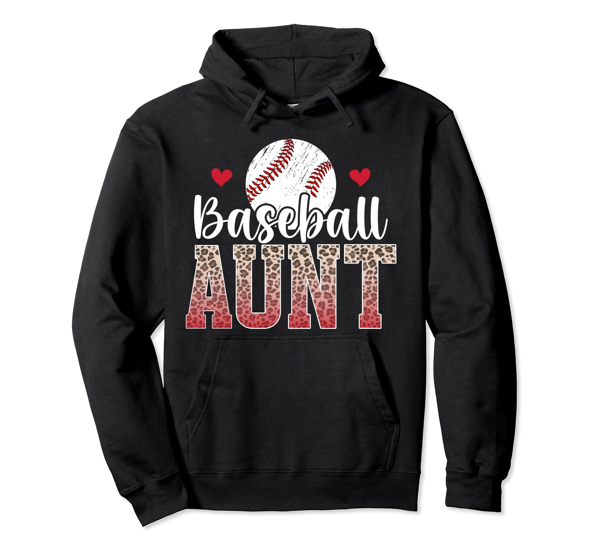 Baseball Aunt Baseball Player Auntie Hoodie - Unique Graphic for Adults - T-Shirt, Sweatshirt, Hoodie