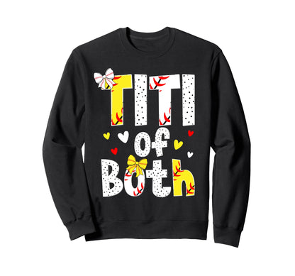 Titi Both Proud Softball Baseball Sweatshirt - Minimalist Print Men Women - T-Shirt, Sweatshirt, Hoodie