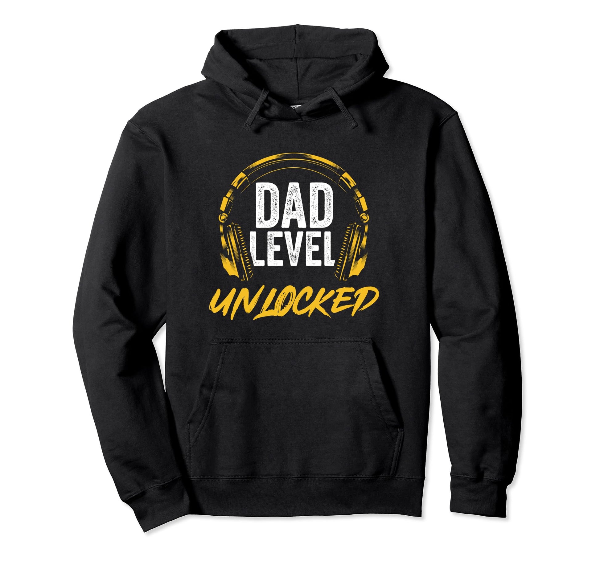 Gamer Dad Video Game Dad Level Hoodie - Casual Everyday Wear Men Women - T-Shirt, Sweatshirt, Hoodie