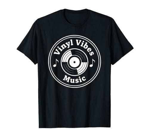 Vinyl Vibes Music Fan Rock Evergreens T-Shirt - Custom Art Print Unisex - T-Shirt, Sweatshirt, Hoodie