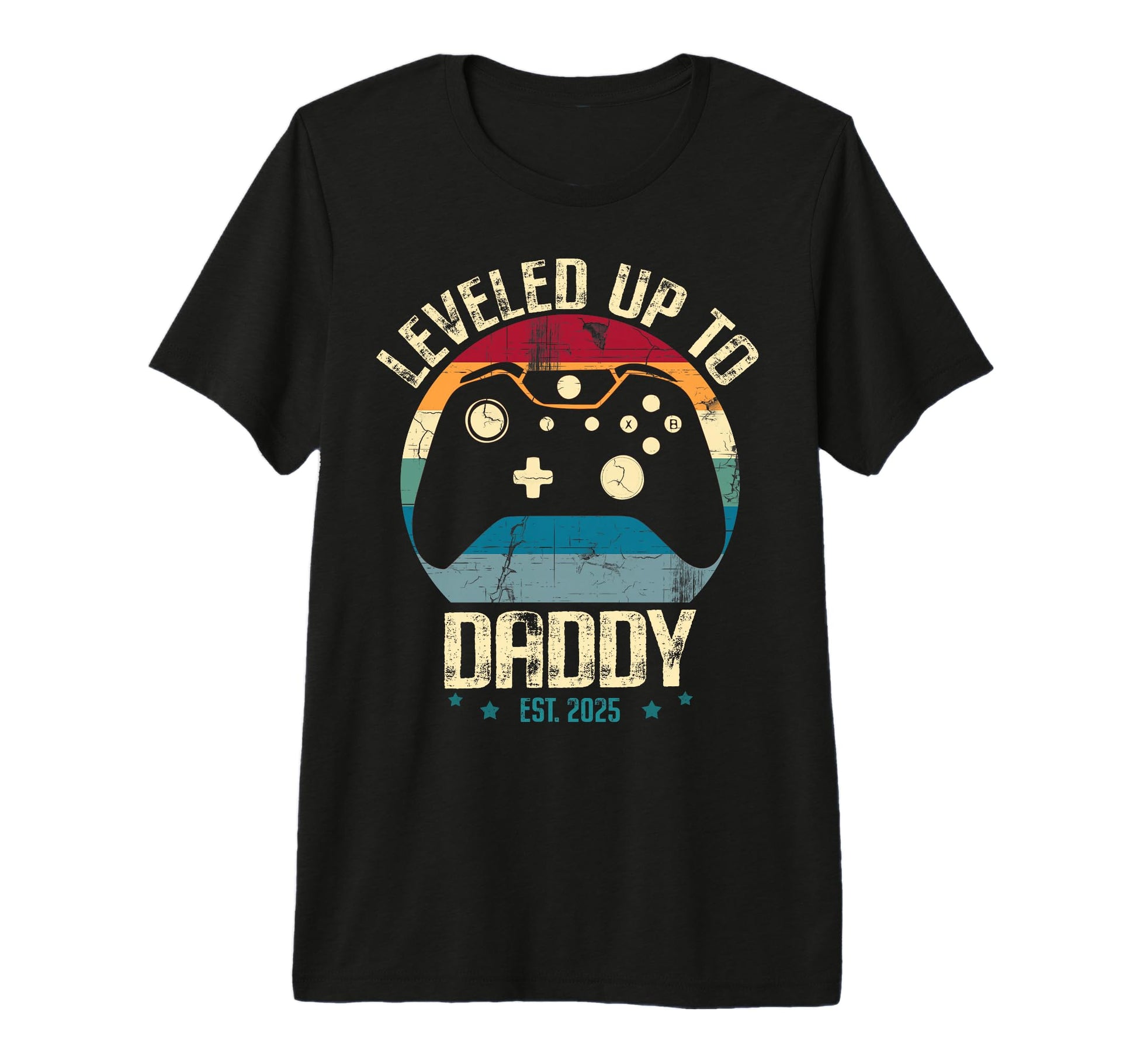 I Leveled Up To Daddy Est 2025 Dad T-Shirt - Unique Graphic Men Women - T-Shirt, Sweatshirt, Hoodie