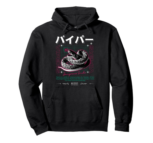 Snake Vipers Venom Aesthetic Edgy Hoodie - Aesthetic Graphic Unisex - T-Shirt, Sweatshirt, Hoodie
