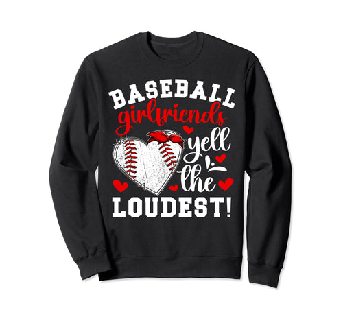 Baseball Girlfriend Funny Baseball Sweatshirt - Aesthetic Graphic Unisex - T-Shirt, Sweatshirt, Hoodie
