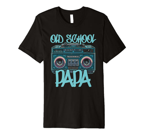 Old School Papa Boombox Vibes 70S 80S 90S T-Shirt - Graphic Print Unisex - T-Shirt, Sweatshirt, Hoodie