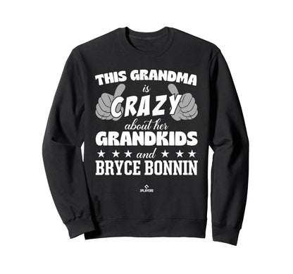 Grandma Crazy Bryce Bonnin Sweatshirt - Casual Everyday Wear for Adults - T-Shirt, Sweatshirt, Hoodie