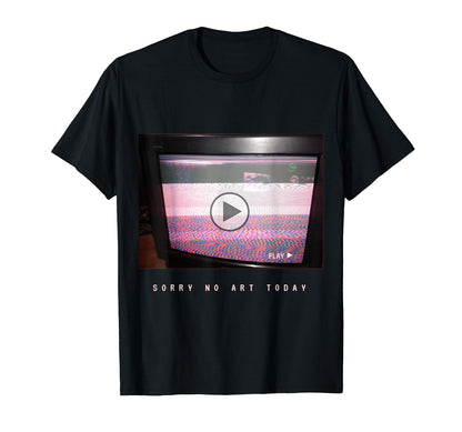 No Art Vaporwave Aesthetic 80S Tv T-Shirt - Aesthetic Graphic Men Women - T-Shirt, Sweatshirt, Hoodie