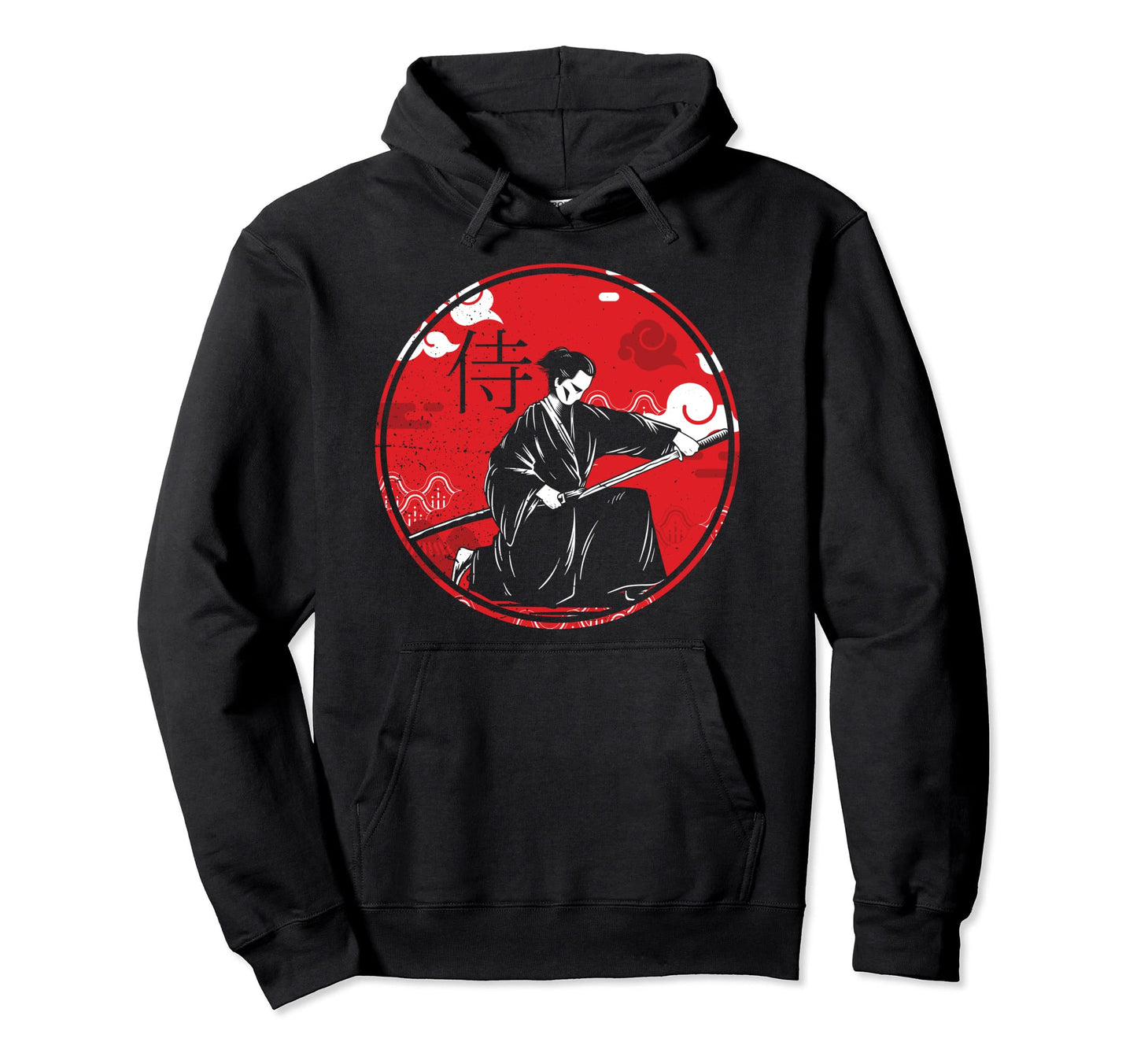 Samurai Warrior Japan Fans Japanese Hoodie - Custom Art Print Men Women - T-Shirt, Sweatshirt, Hoodie