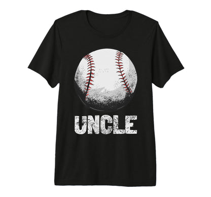 Funny Baseball Uncle Baseball Fans T-Shirt - Minimalist Print for Adults - T-Shirt, Sweatshirt, Hoodie