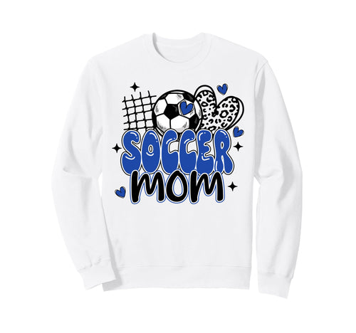 Soccer Mom Leopard Funny Soccer Sweatshirt - Aesthetic Graphic for Adults - T-Shirt, Sweatshirt, Hoodie