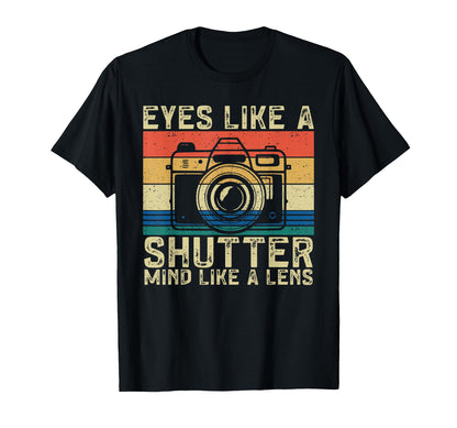 Photo Camera Photographer Flash People T-Shirt - Minimalist Print Unisex - T-Shirt, Sweatshirt, Hoodie