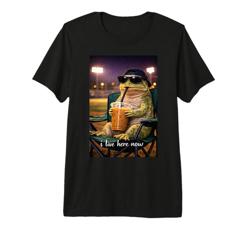 Funny Frog Ballfield Baseball Field T-Shirt - Casual Everyday Wear Unisex - T-Shirt, Sweatshirt, Hoodie