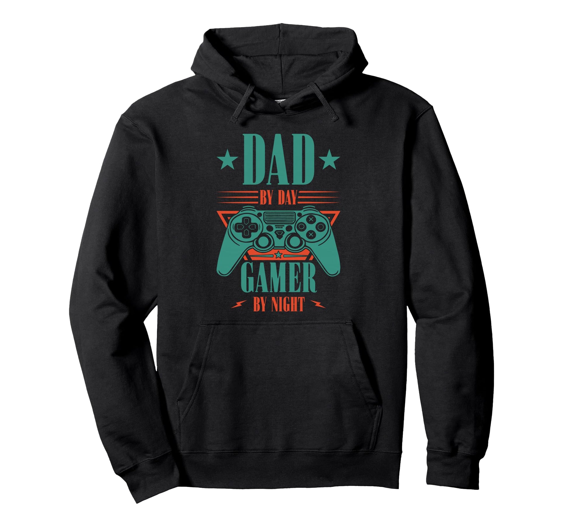 Dad Day Gamer Night Gaming Daddy Gamer Hoodie - Graphic Print Men Women - T-Shirt, Sweatshirt, Hoodie