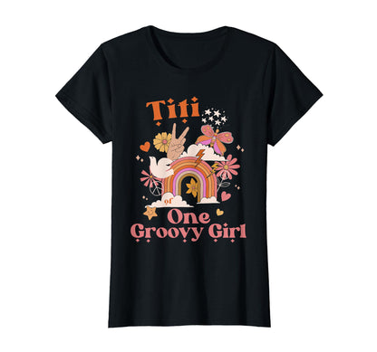 Titi One Groovy Boho Hippie Rainbow Peace T-Shirt - Graphic Print Unisex - T-Shirt, Sweatshirt, Hoodie