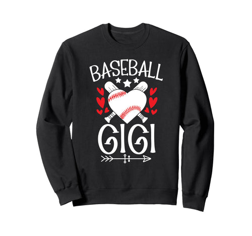 Baseball Gigi Grandma Gigi Baseball Sweatshirt - Trendy Graphic Men Women - T-Shirt, Sweatshirt, Hoodie