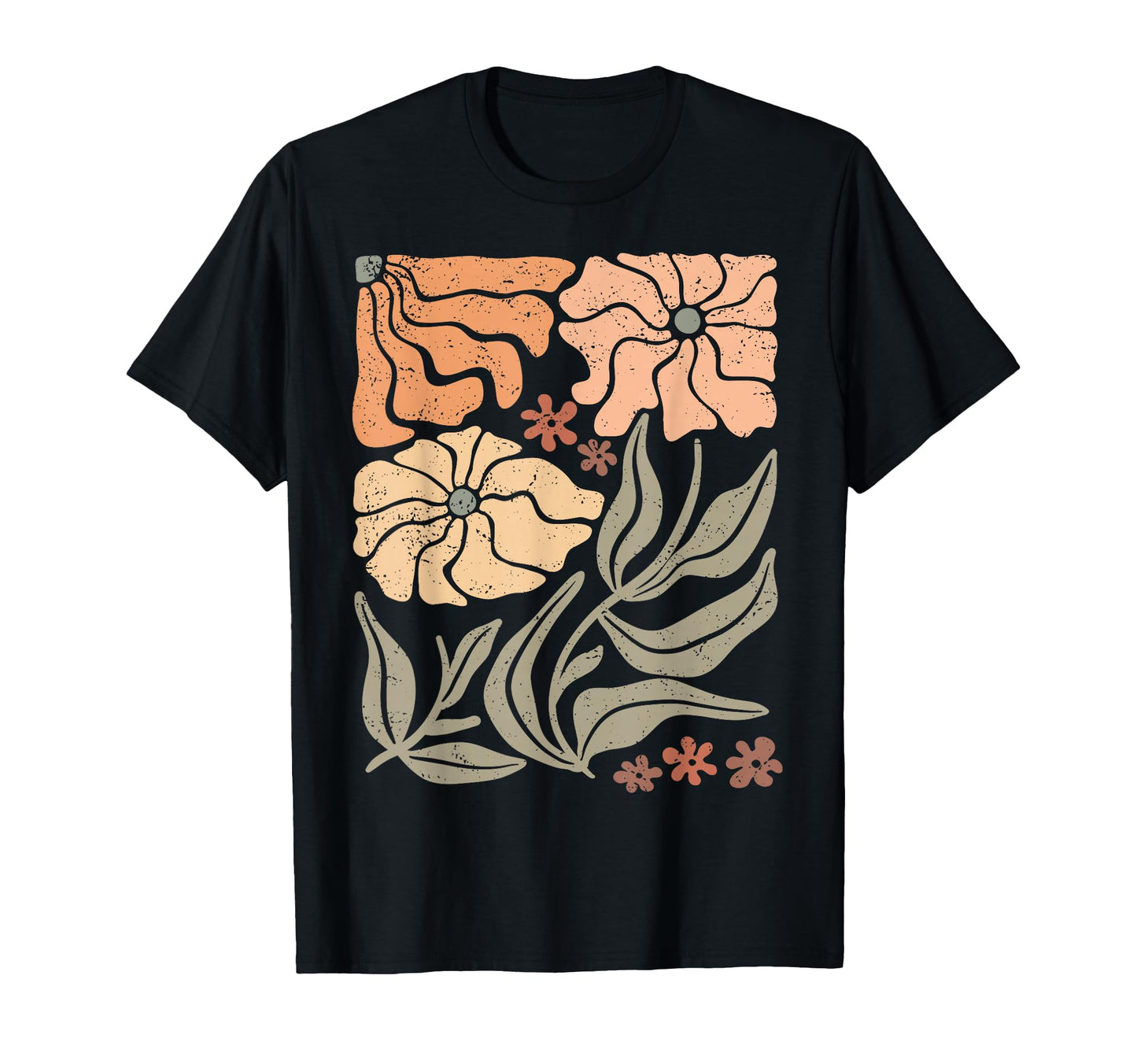 Floral Boho Daisy Matisse Flower T-Shirt - Streetwear Style for Adults - T-Shirt, Sweatshirt, Hoodie