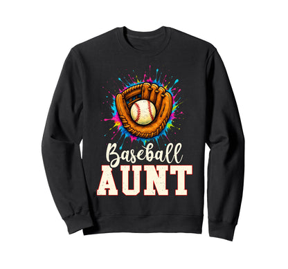 Baseball Aunt Baseball Player Sweatshirt - Novelty Apparel for Adults - T-Shirt, Sweatshirt, Hoodie