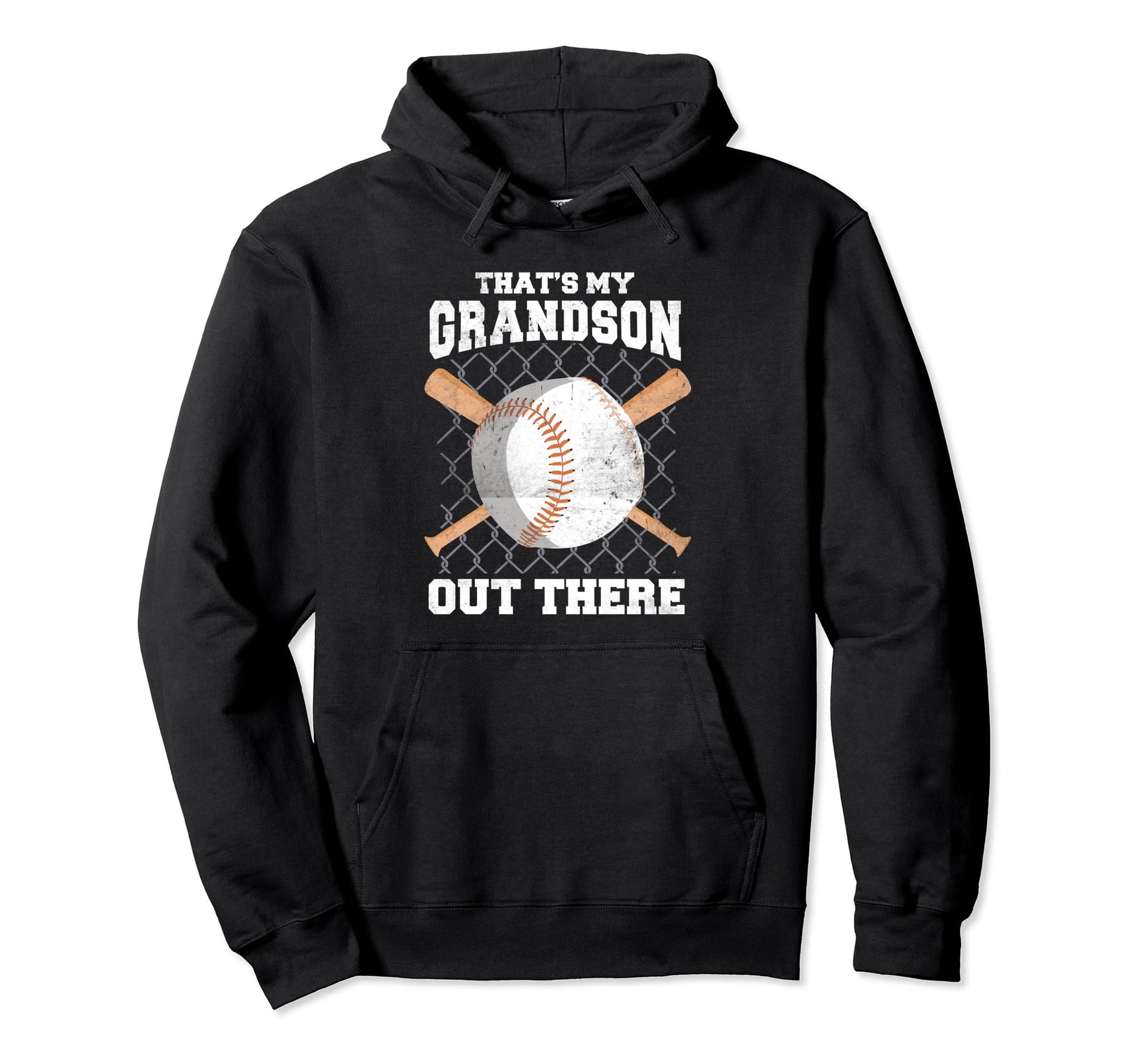 Thats My Grandson Out There Grandpa Hoodie - Custom Art Print Unisex - T-Shirt, Sweatshirt, Hoodie