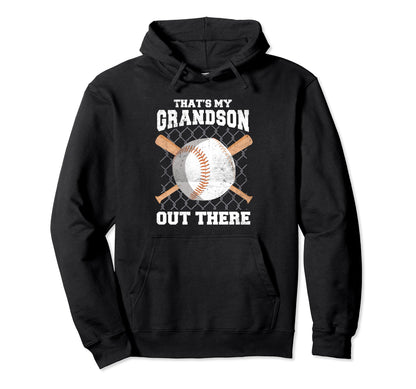 Thats My Grandson Out There Grandpa Hoodie - Custom Art Print Unisex - T-Shirt, Sweatshirt, Hoodie