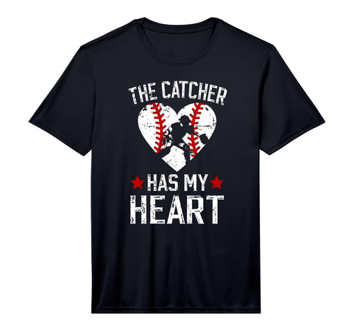 Mens Proud Baseball Catcher Mom T-Shirt - Aesthetic Graphic for Adults - T-Shirt, Sweatshirt, Hoodie