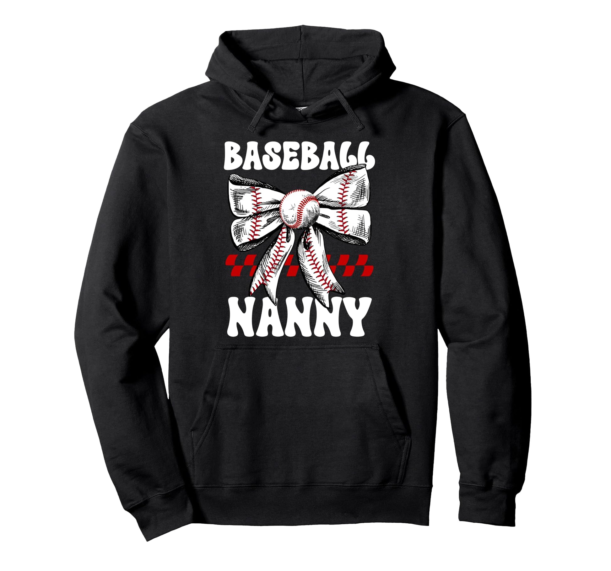 Baseball Nanny Coquette Nanny Baseball Hoodie - Unique Graphic Unisex - T-Shirt, Sweatshirt, Hoodie