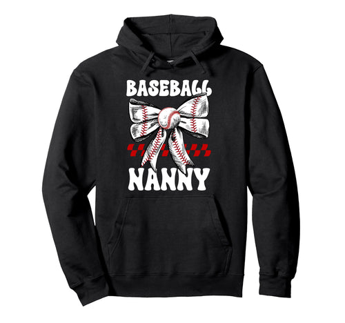 Baseball Nanny Coquette Nanny Baseball Hoodie - Unique Graphic Unisex - T-Shirt, Sweatshirt, Hoodie