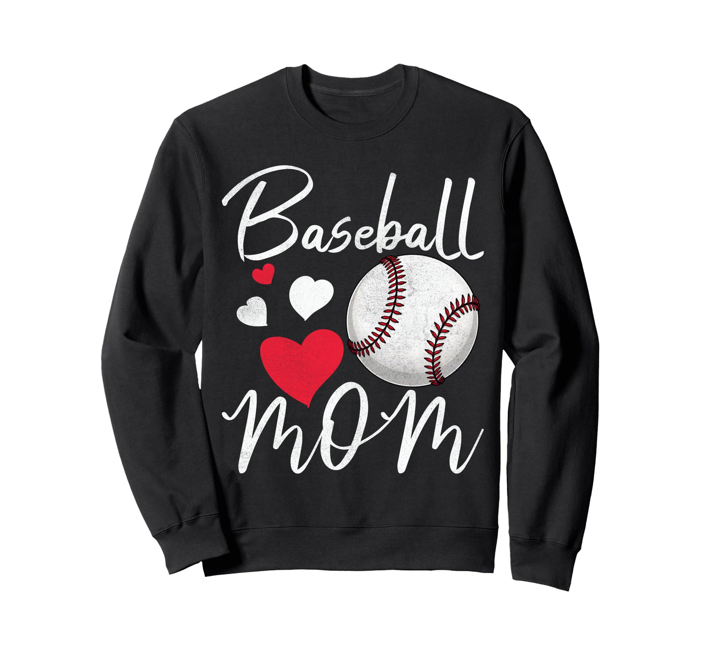 Baseball Mom Happy Mothers Day Sweatshirt - Aesthetic Graphic for Adults - T-Shirt, Sweatshirt, Hoodie