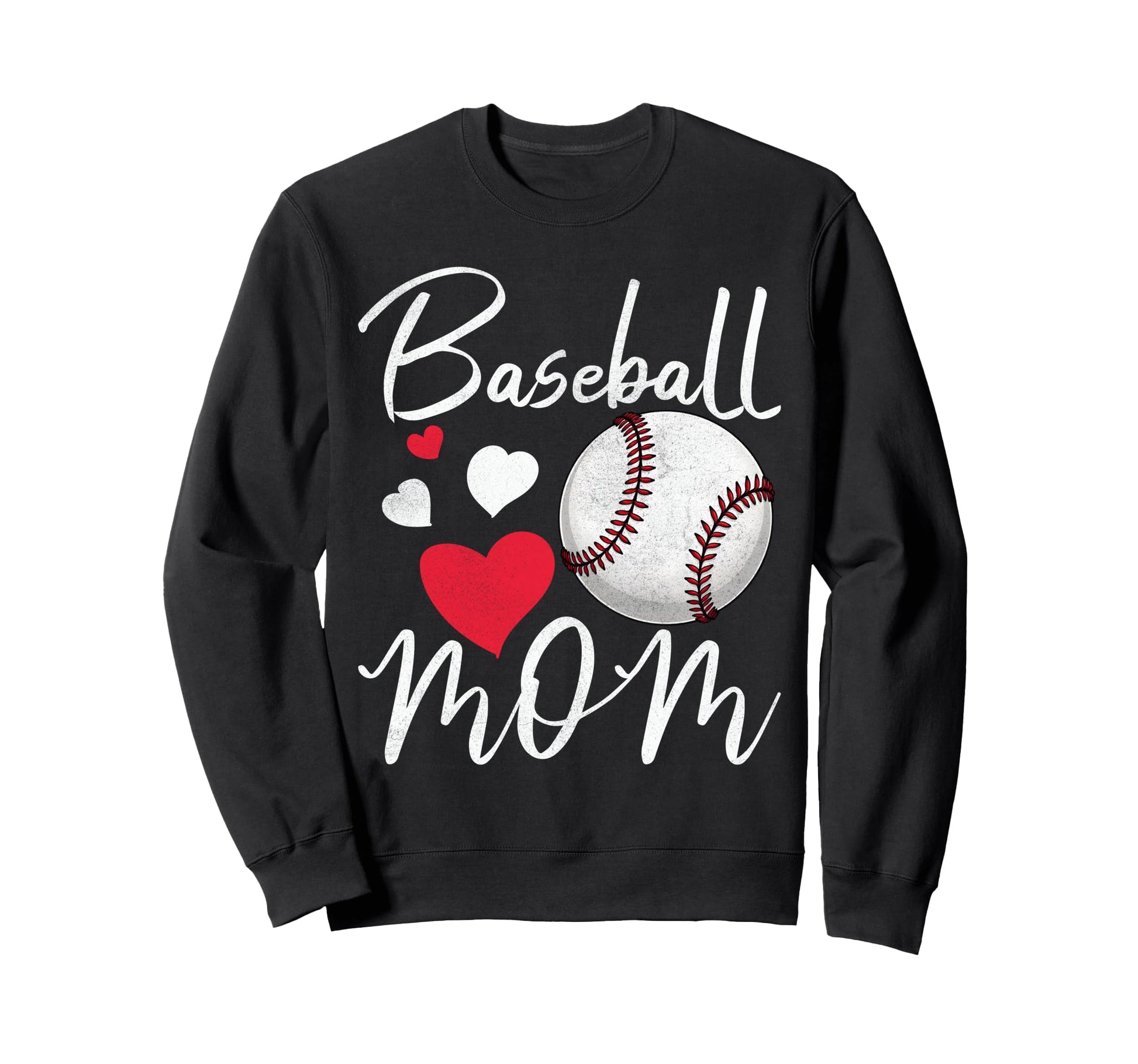 Baseball Mom Happy Mothers Day Sweatshirt - Aesthetic Graphic for Adults - T-Shirt, Sweatshirt, Hoodie