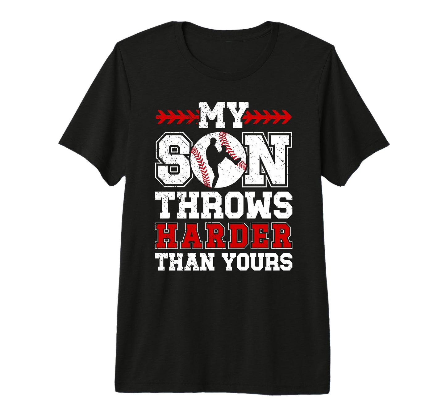Proud Baseball Pitcher Mom Baseball T-Shirt - Minimalist Print Unisex - T-Shirt, Sweatshirt, Hoodie